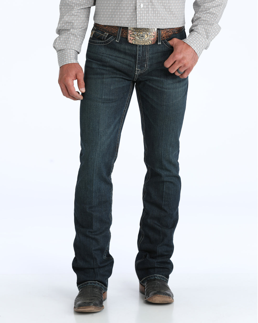 Cinch Men's 8/26 Ian Dark Stone Jean MB34136001