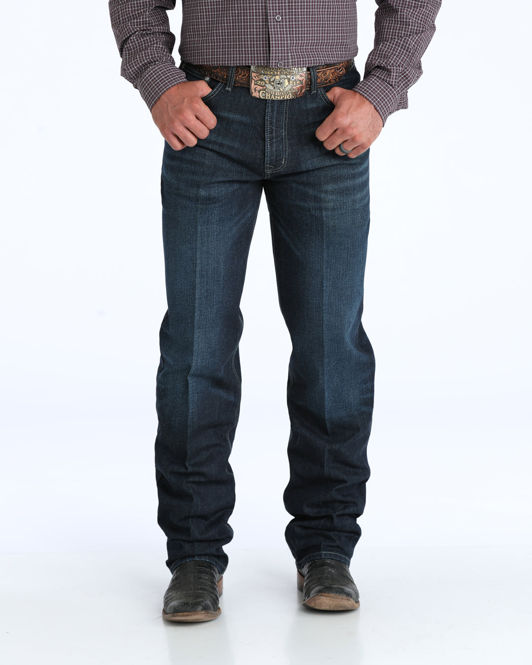 Cinch Men's Dark Wash Black Label Jeans MB90633013