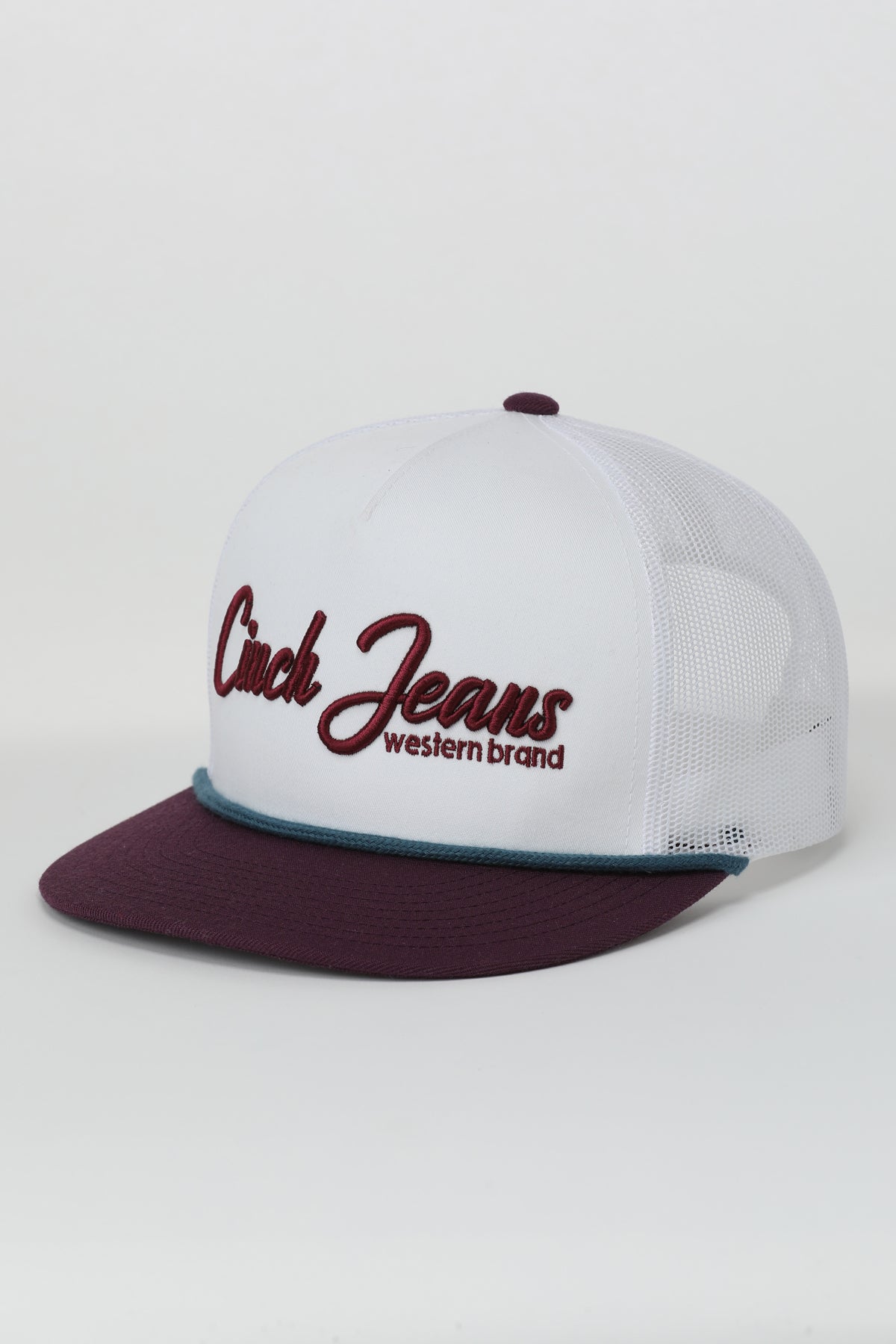 Cinch Men's White Trucker Cap MCC0600616