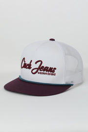 Cinch Men's White Trucker Cap MCC0600616