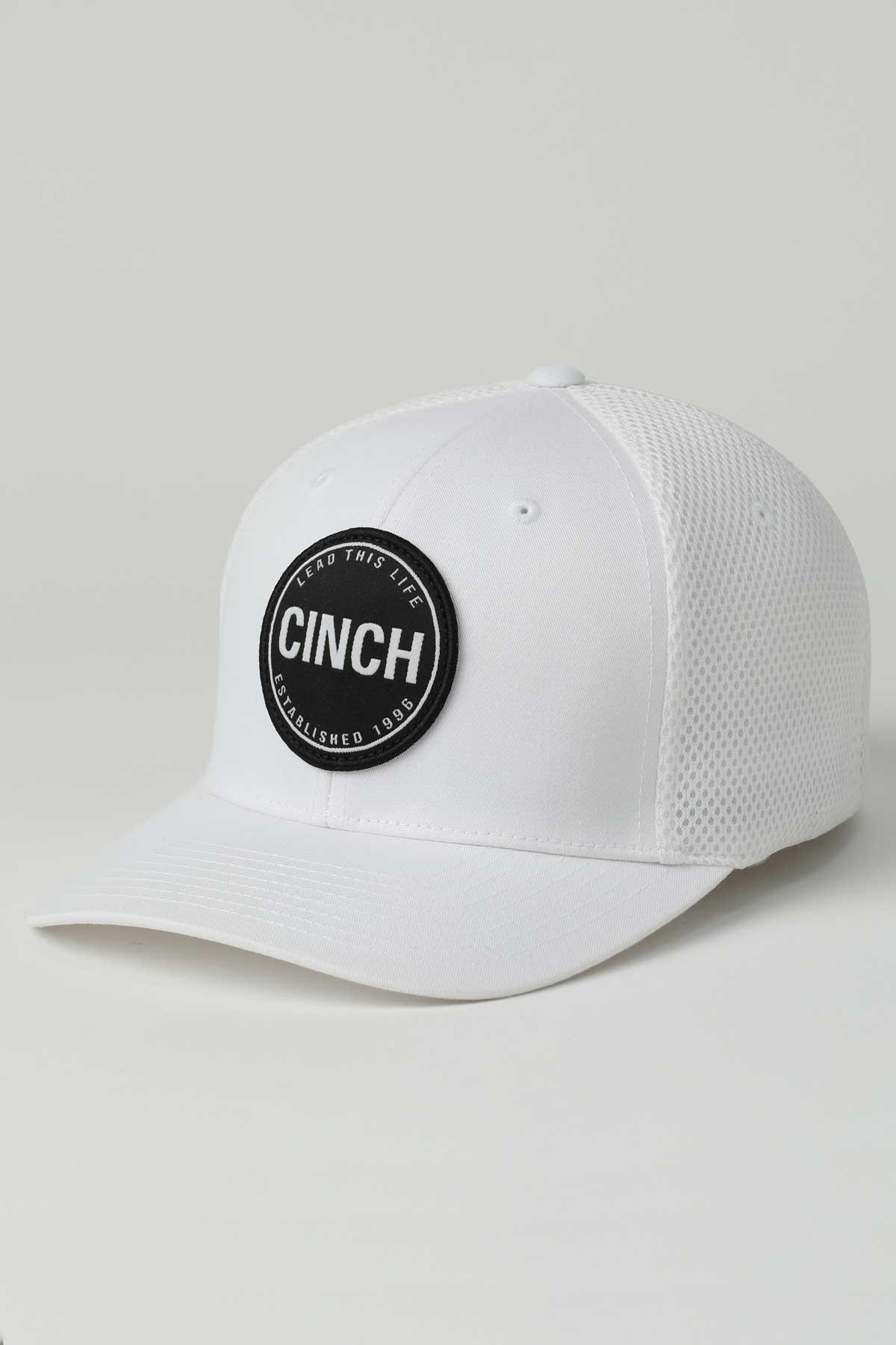 Cinch Men's White Flexfit Cap MCC0653327
