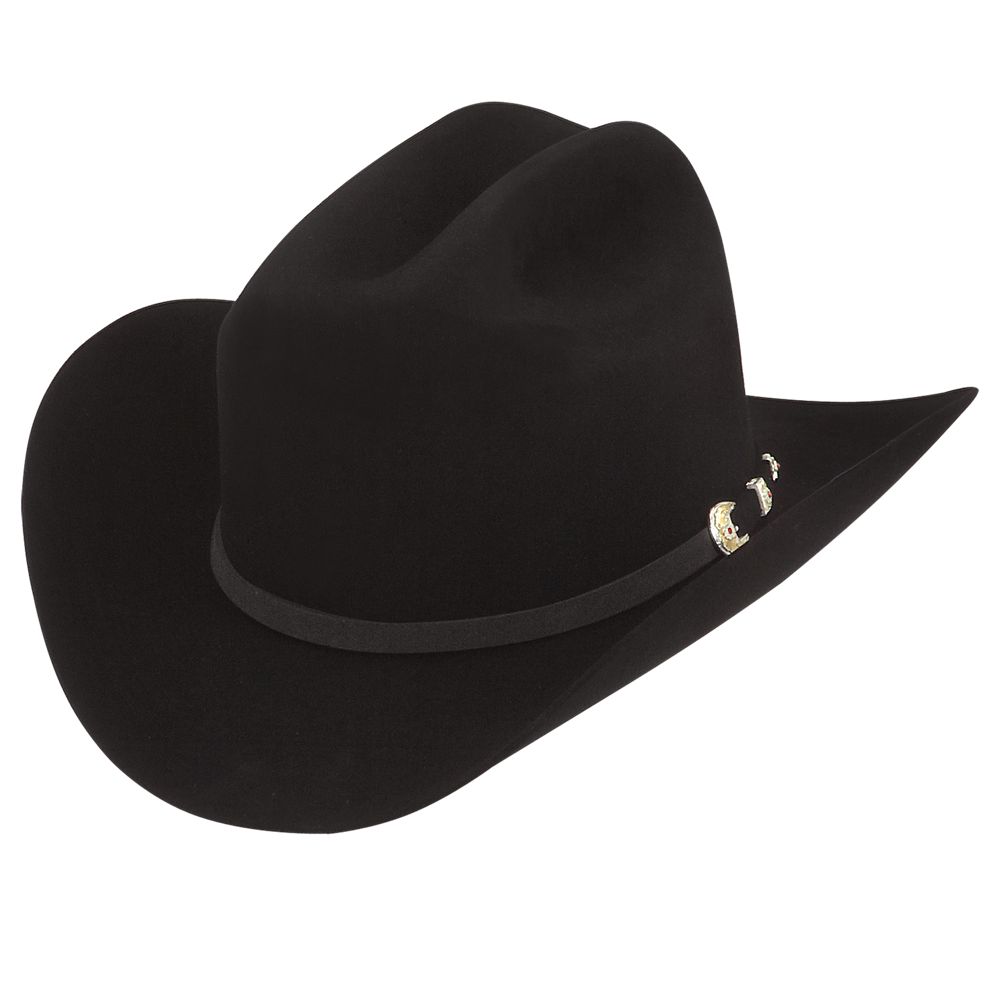 Larry Mahan Black 6X Felt Hat MF0657REAL42-BLACK