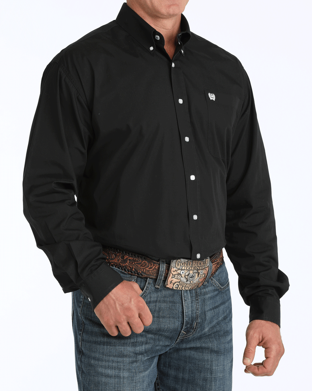 Cinch Men's Black Button Down Shirt MT10320083