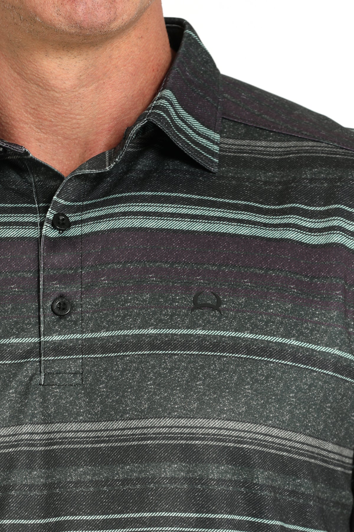 Cinch Men's Olive Arenaflex Polo MTK1863052