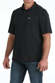 Cinch Men's Black Arenaflex Polo MTK1874003