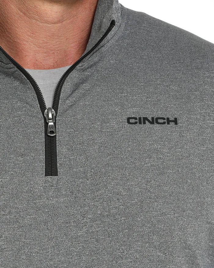Cinch Men's Charcoal Arenaflex 1/4 Zip Pullover MTK1882003