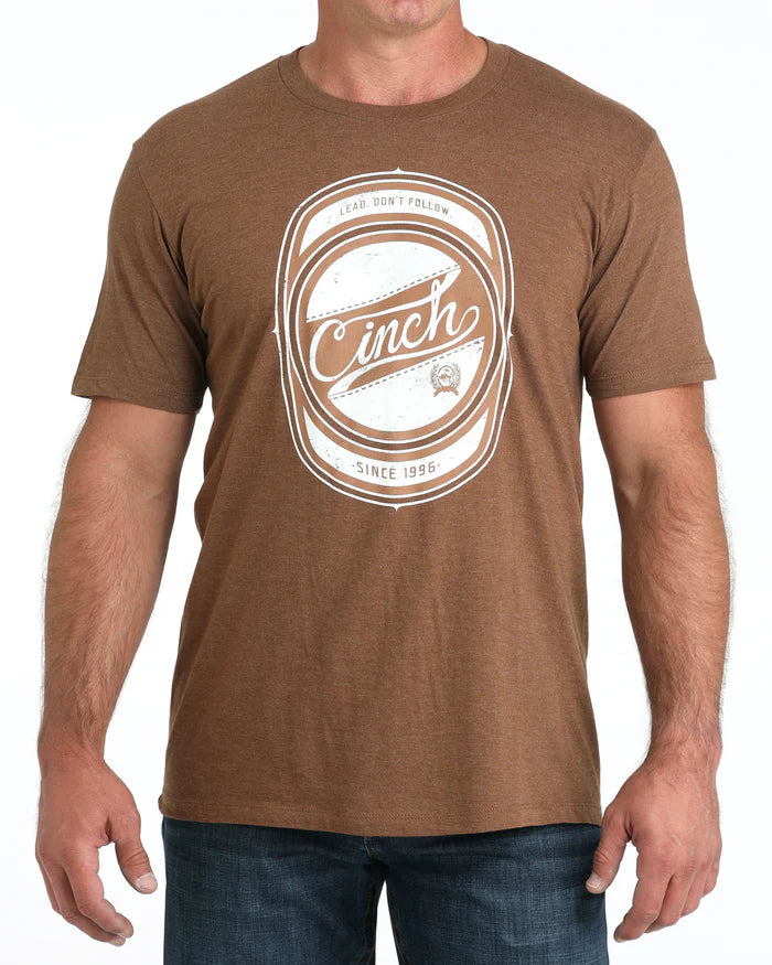 Cinch Men's Brown Graphic Tee MTT1690694