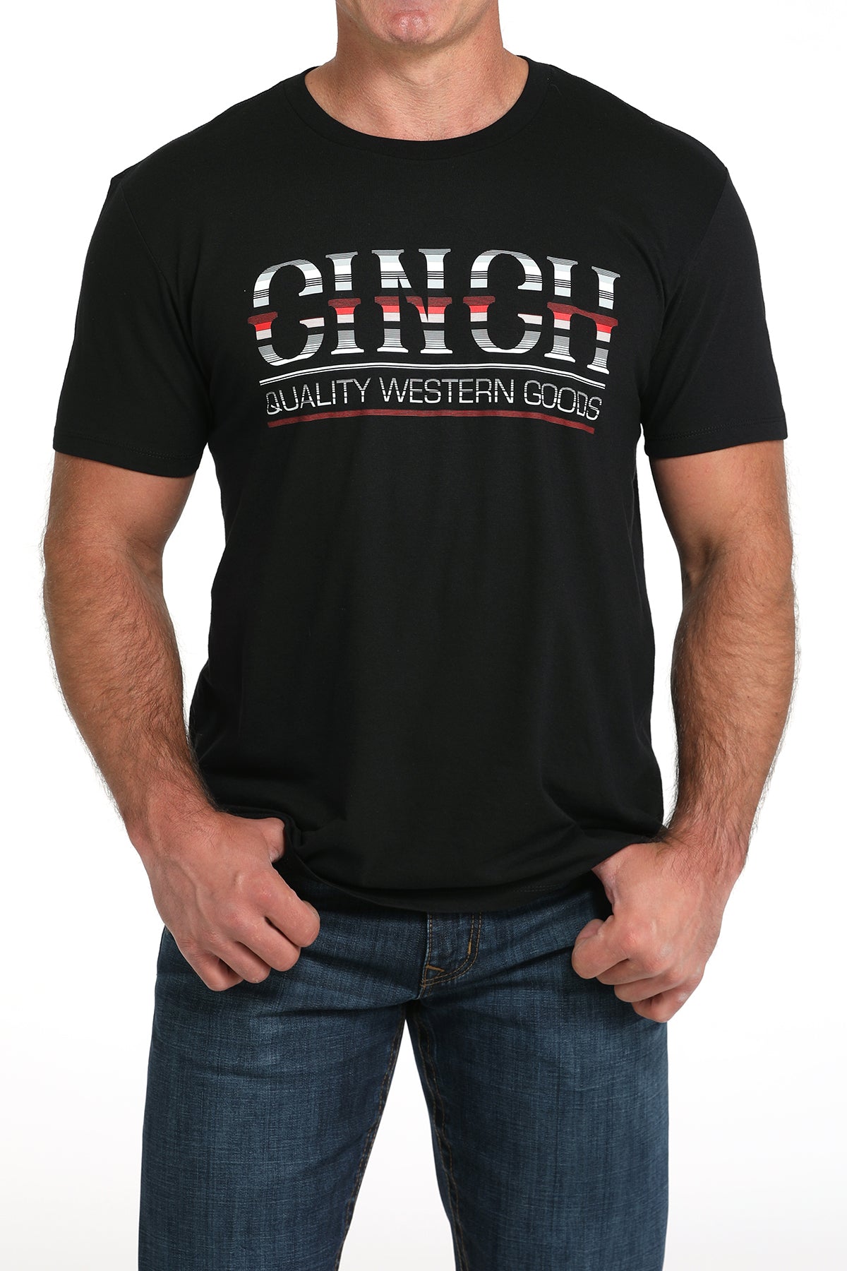 Cinch Men's Black Graphic Tee MTT1690697