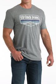 Cinch Men's Grey Graphic Tee MTT1690700