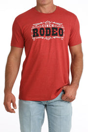 Cinch Men's Red Graphic Tee MTT1690724