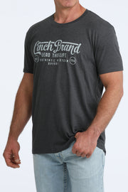 Cinch Men's Grey Graphic Tee MTT1690727