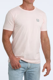 Cinch Men's Pink Graphic Tee MTT1690728