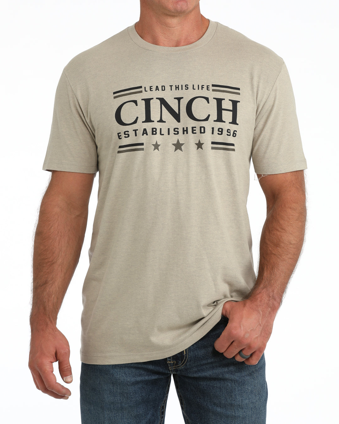 Cinch Men's Khaki T-Shirt MTT1690746
