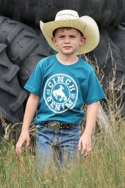 Cinch Boy's Teal Graphic Tee MTT7670183