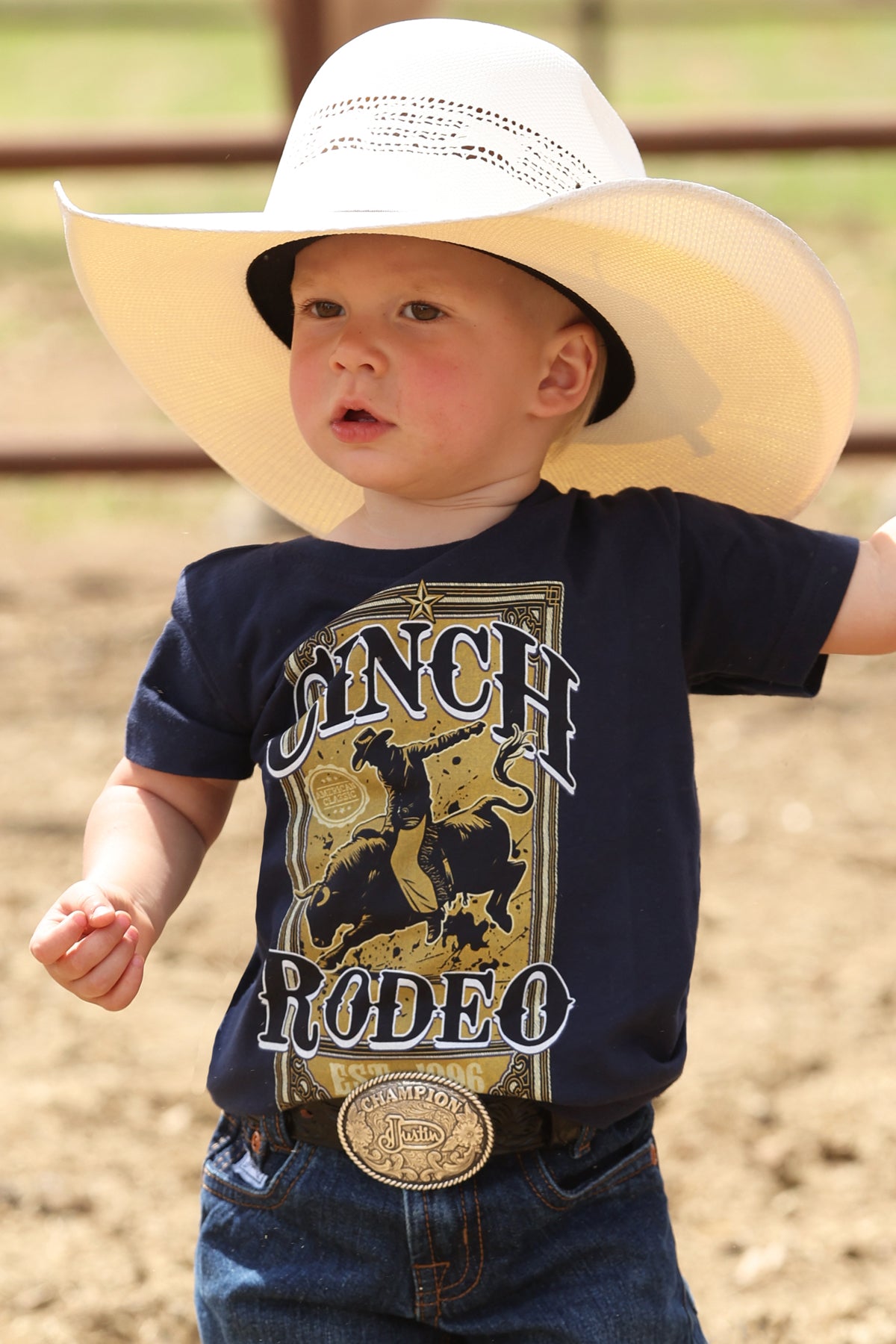 Cinch Toddler Boy's Navy Graphic Tee MTT7671107