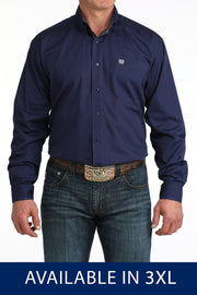 Cinch Men's Solid Royal Plus Long Sleeve Shirt MTW106074X