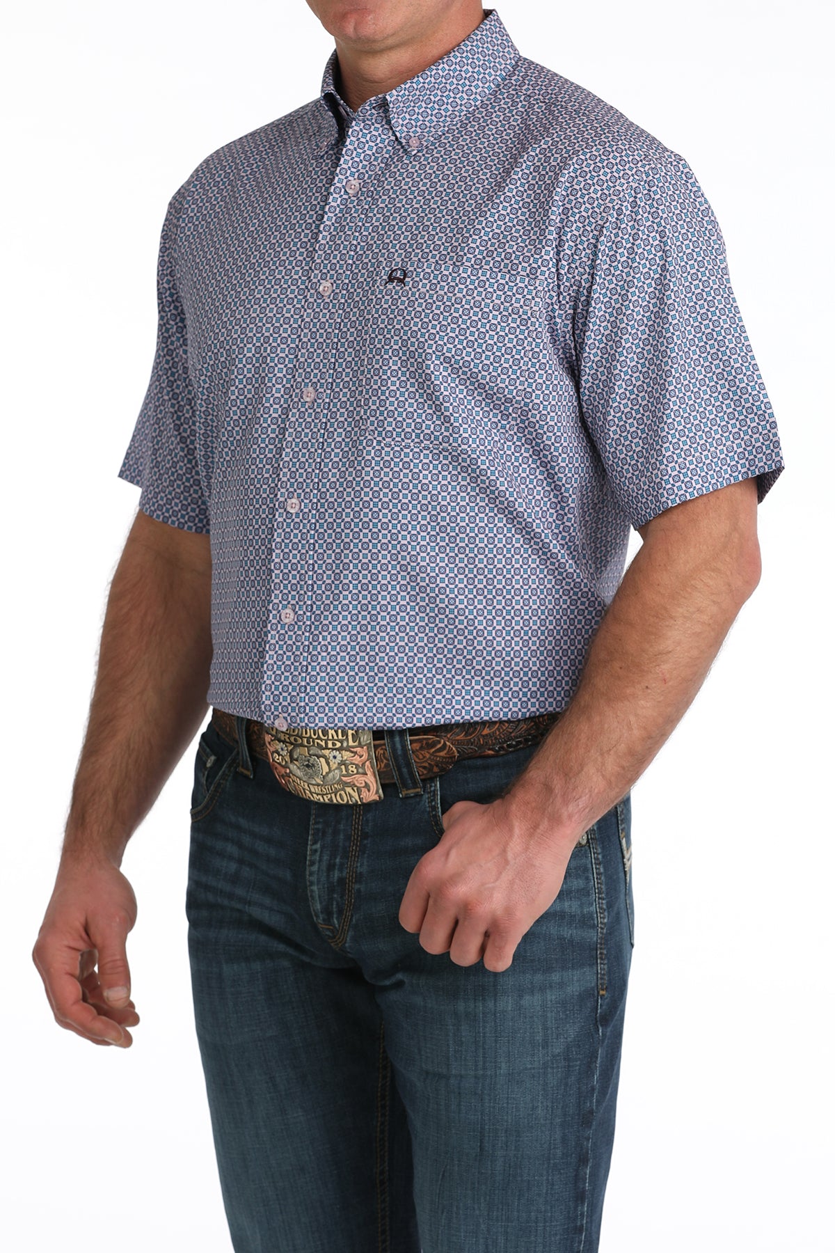 Cinch Men's Arenaflex Short Sleeve Shirt MTW1704161