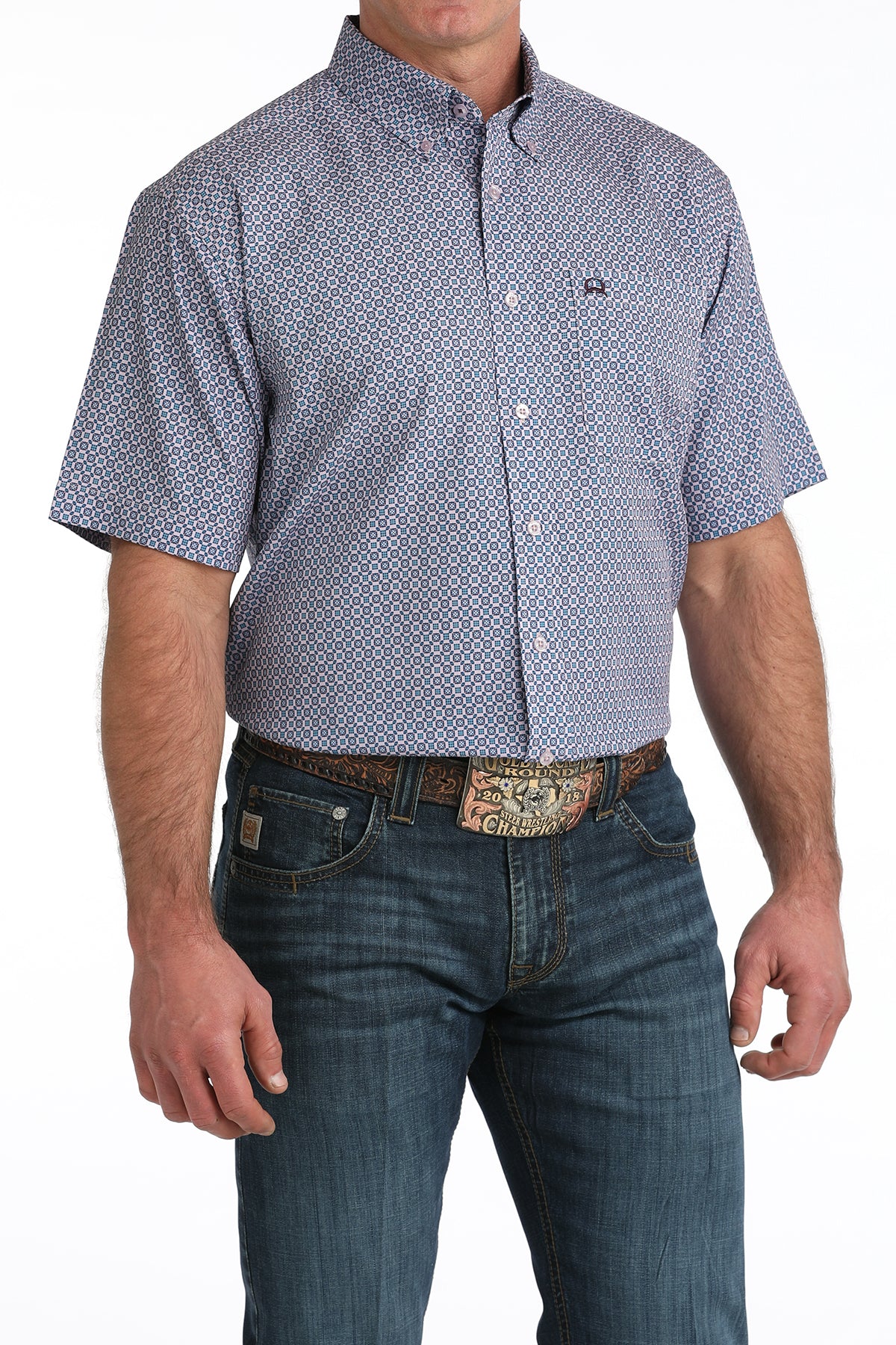 Cinch Men's Arenaflex Short Sleeve Shirt MTW1704161
