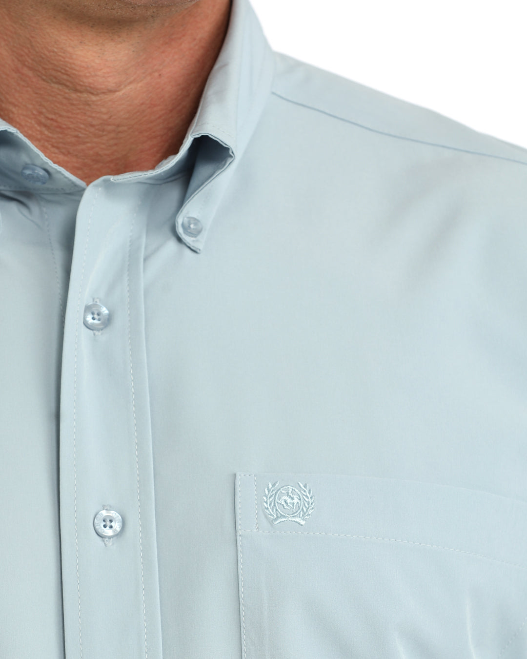 Cinch Men's Arenaflex Light Blue Button Down Shirt MTW1862046