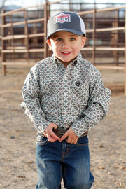 Cinch Toddler Boy's Printed Long Sleeve Shirt MTW7061405
