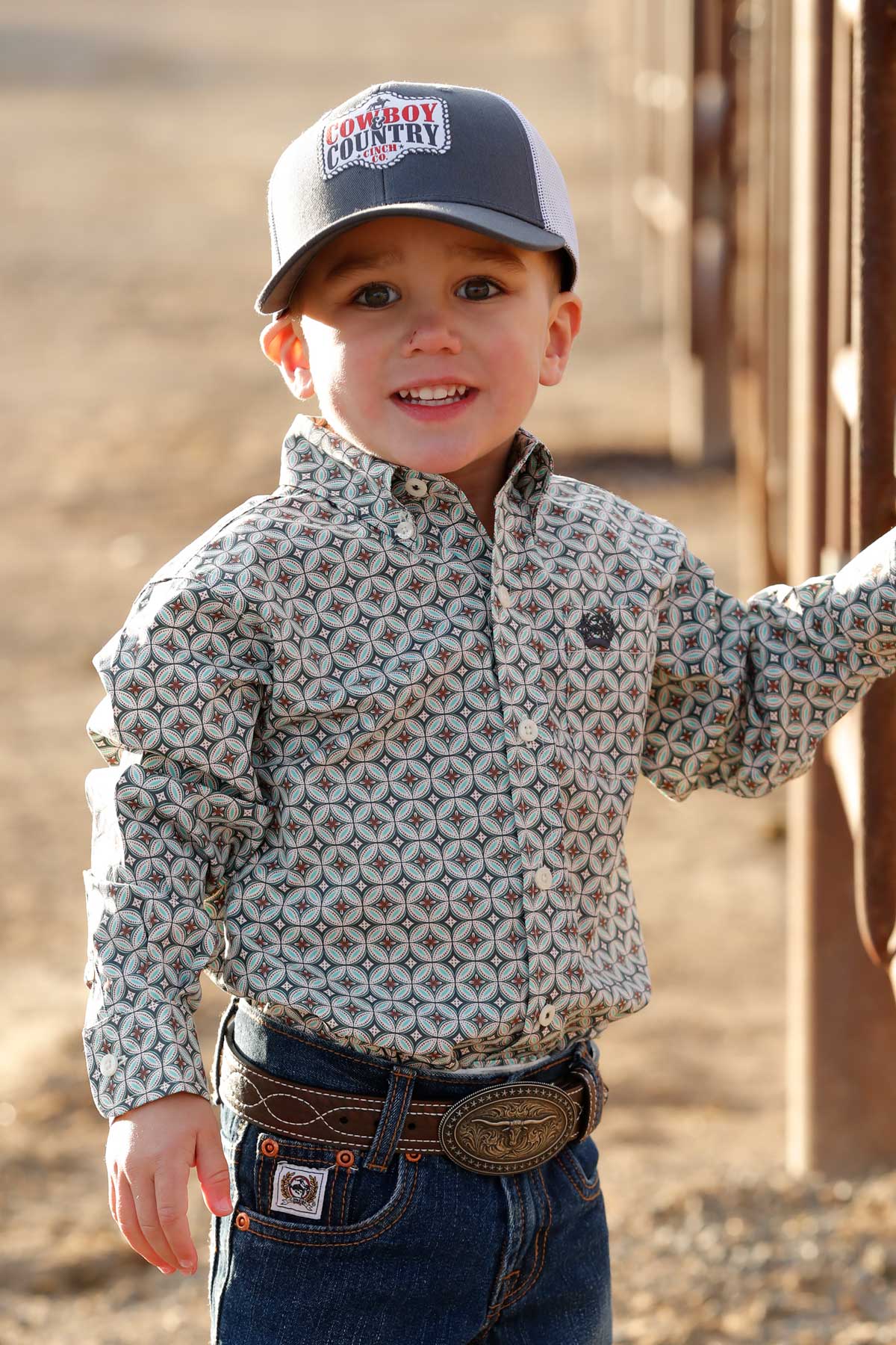 Cinch Infant Boy's Printed Long Sleeve Shirt MTW7062405