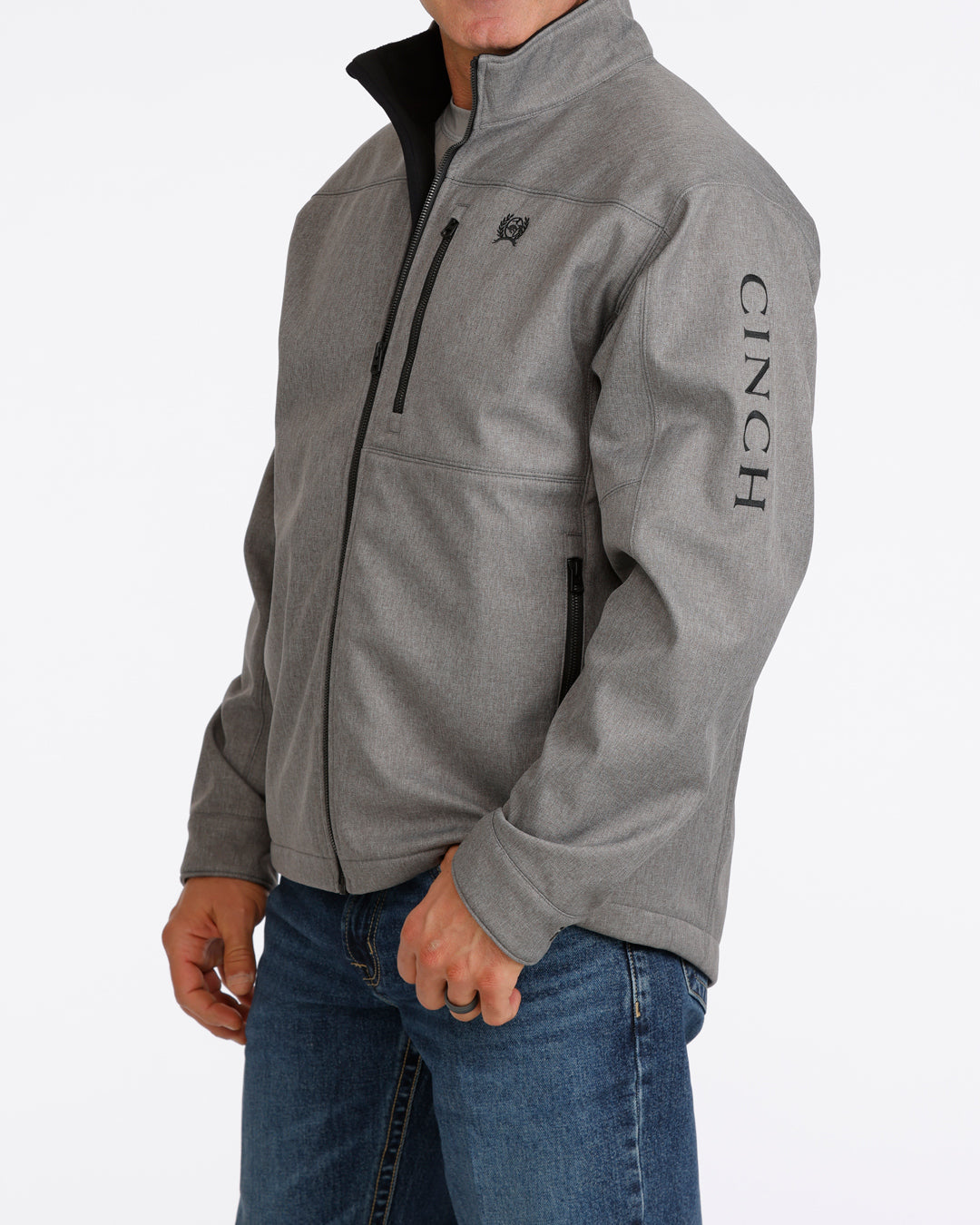 Cinch Men's Grey Bonded Concealed Carry Jacket MWJ1537008