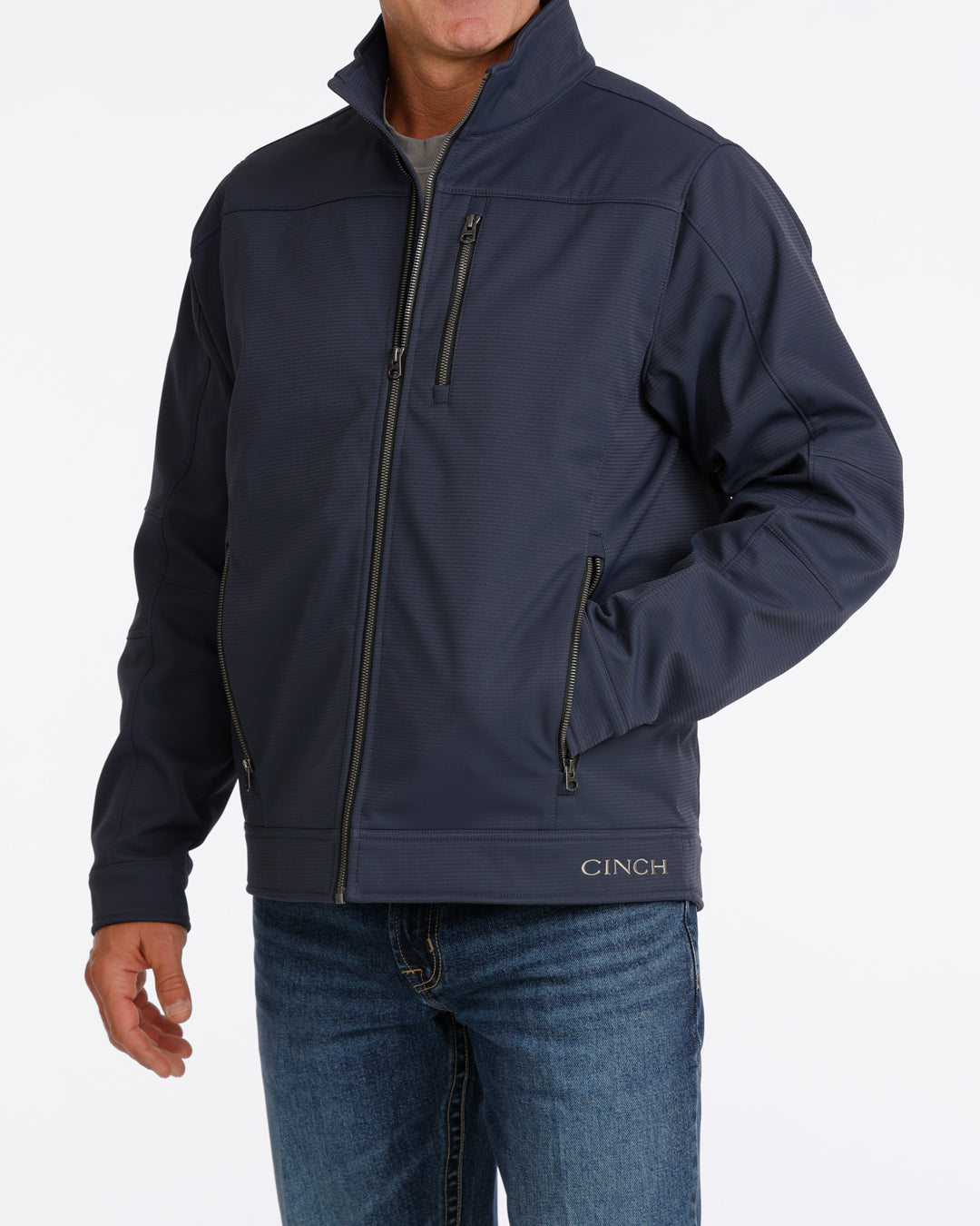 Cinch Men's Navy Bonded Concealed Carry Jacket MWJ1539008