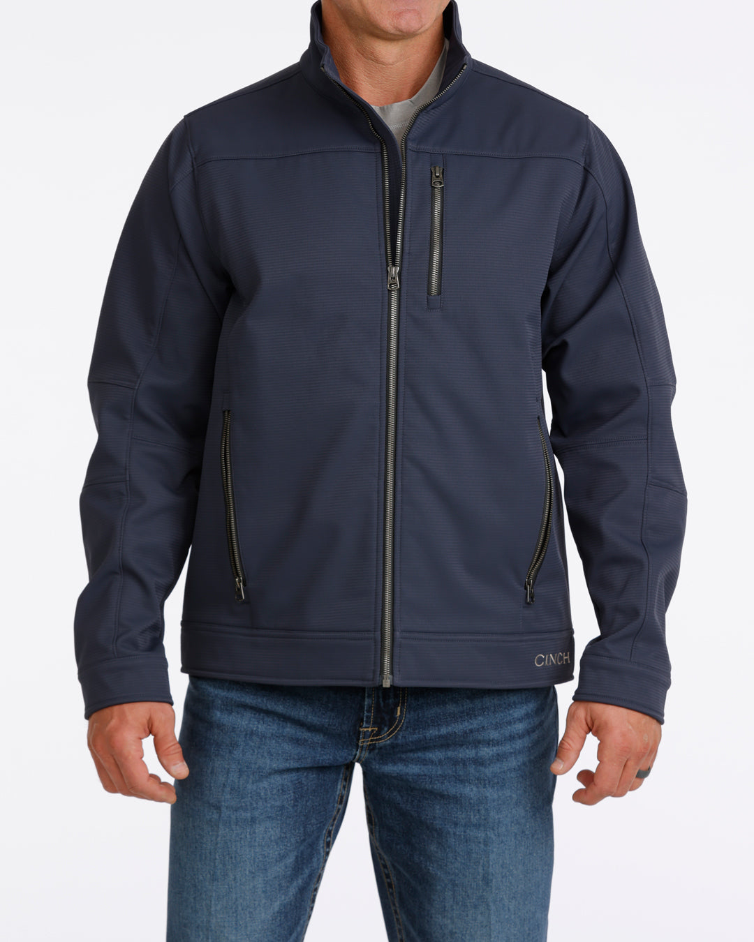 Cinch Men's Navy Bonded Concealed Carry Jacket MWJ1539008