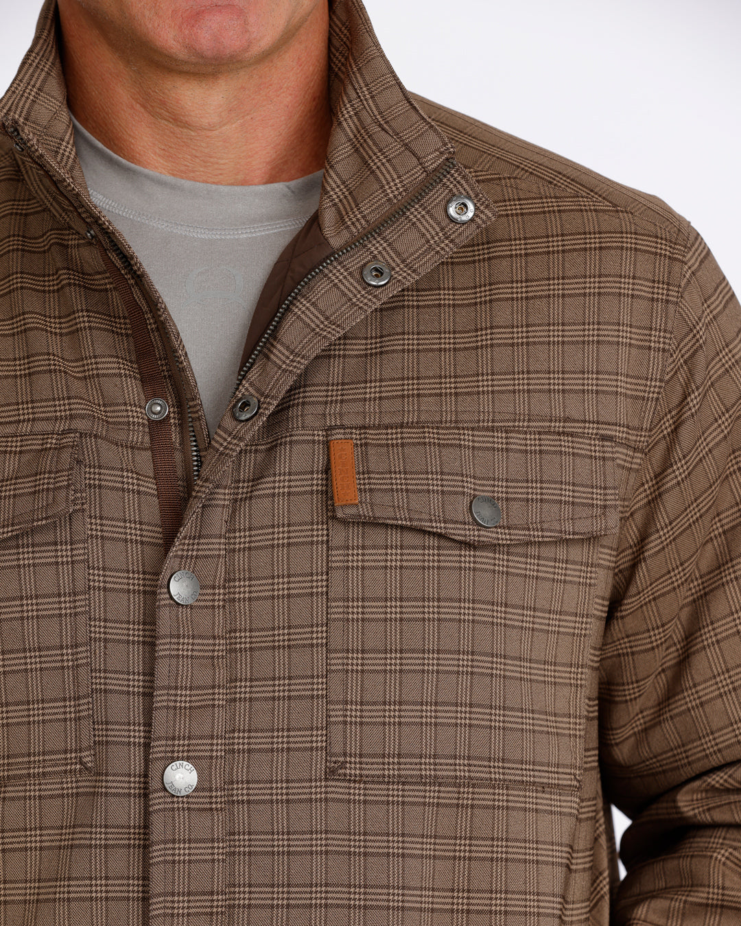 Cinch Men's Brown Concealed Carry Jacket MWJ1939001