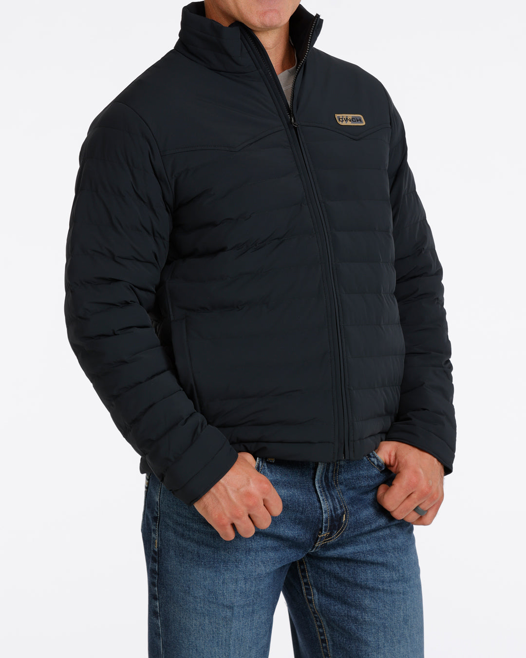 Cinch Men's Black Quilted Jacket MWJ1954001
