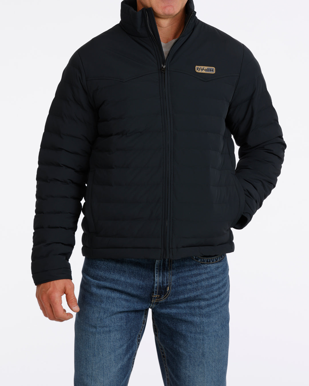 Cinch Men's Black Quilted Jacket MWJ1954001