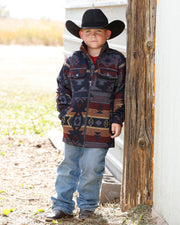 Cinch Boy's Southwestern Knit Sweater Jacket MWJ5205001