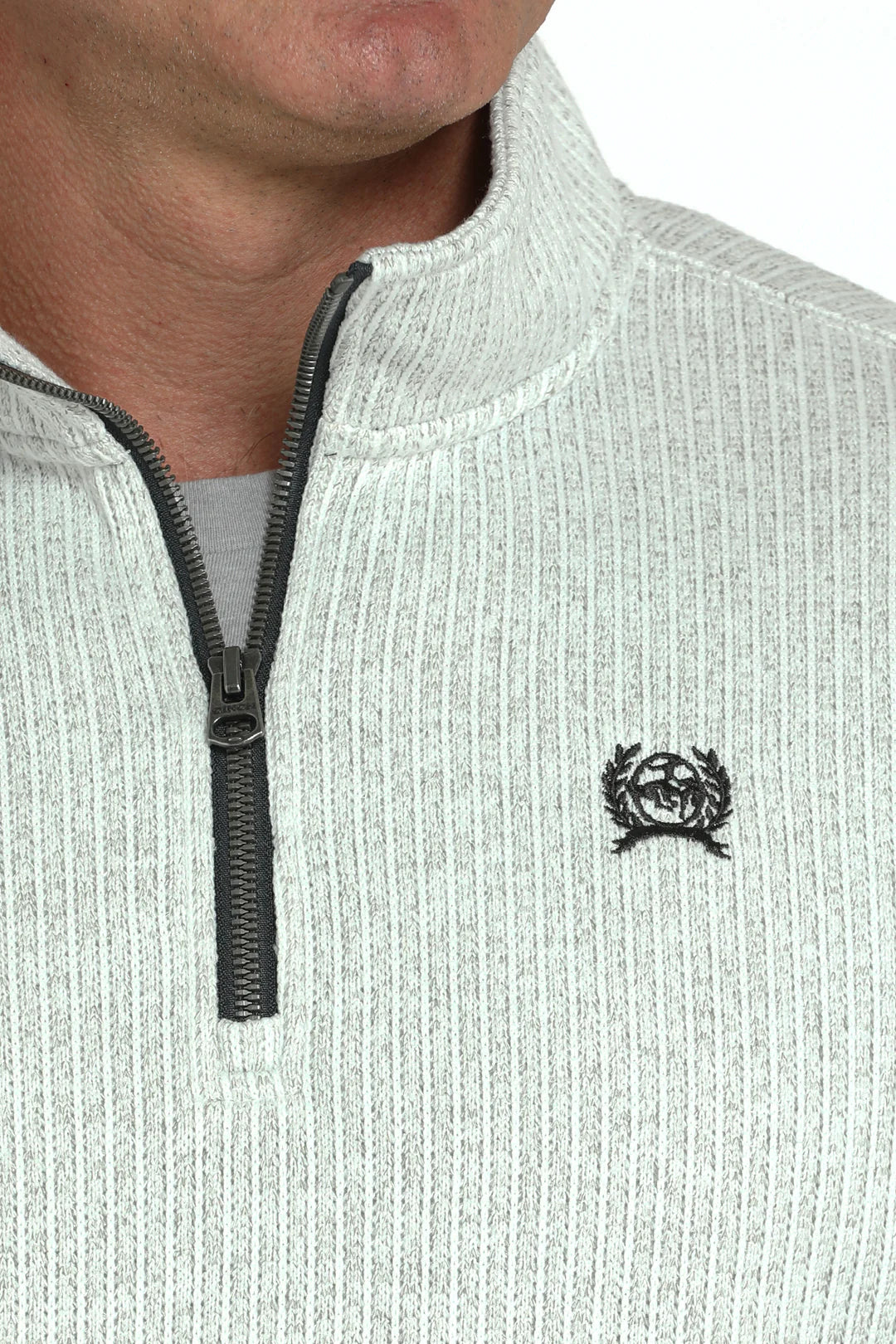 Cinch Men's Gray 1/4 Zip Pullover MWK1080018