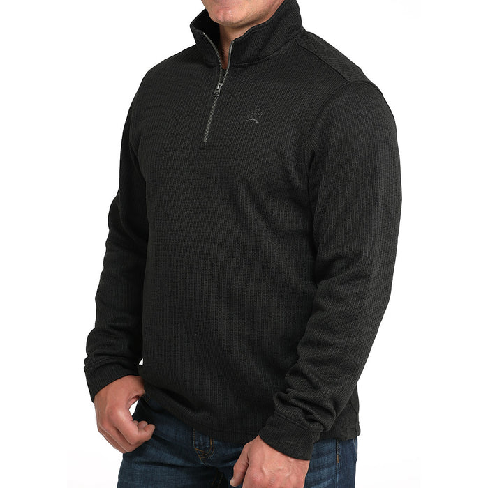Cinch Men's Black 1/4 Zip Pullover MWK1080019 | Corral Western Wear