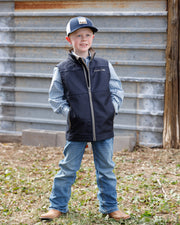 Cinch Boy's Navy Bonded Vest MWV5160005