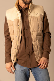 Kimes Ranch Men's Khaki Muir Trail Vest
