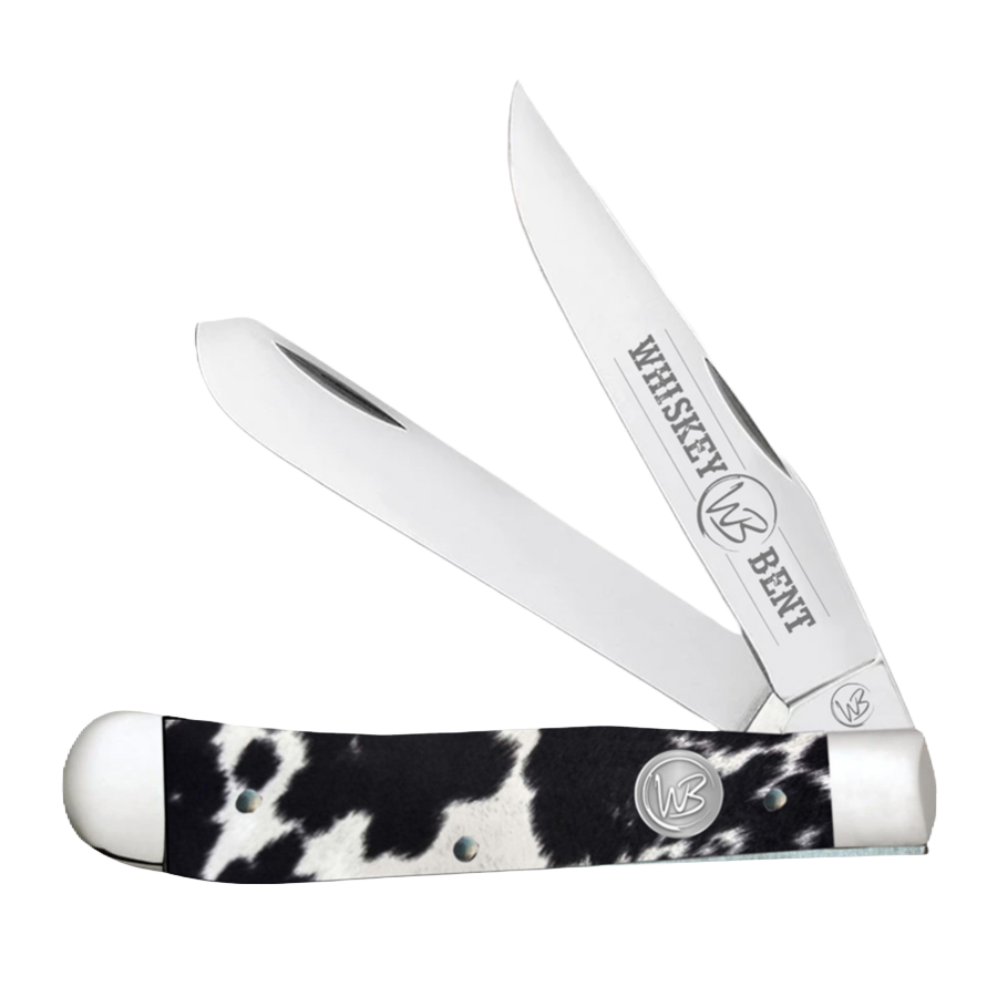 Whiskey Bent Black Hide Trapper Knife WB11-05
