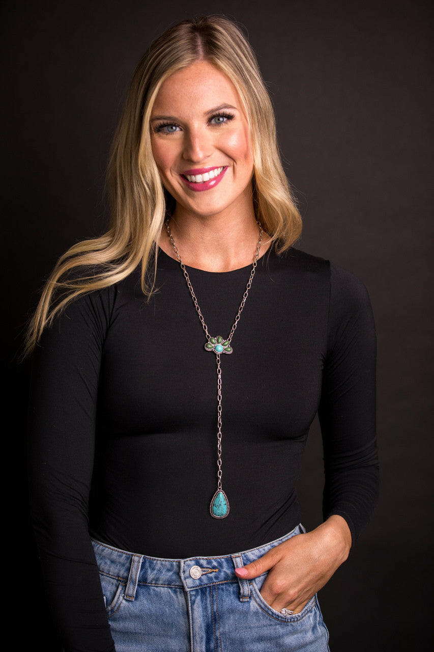 West & Co Half Flower Necklace.