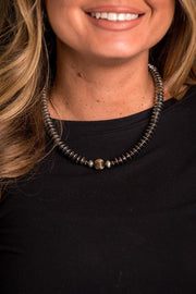West & Co. Disc Beaded Necklace