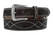 Nocona Men's Roughout Boot Stitch Western Belt N210010101