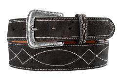 Nocona Men's Roughout Boot Stitch Western Belt N210010101