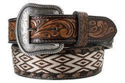Nocona Men's Diamond Embroidered Belt N210010202