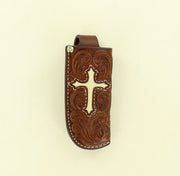 Nocona Embossed Cross Knife Sheath 1804408
