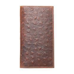 Nocona Men's Brown Ostrich Print Rodeo Wallet N500050402