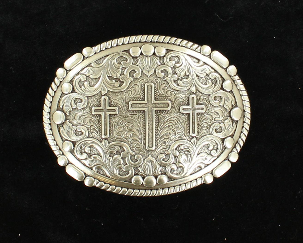 Nocona Triple Cross Western Buckle