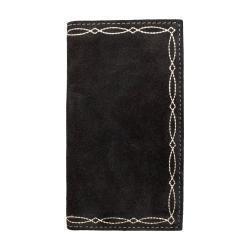 Nocona Men's Boot Stitch Black Rodeo Wallet N500050701