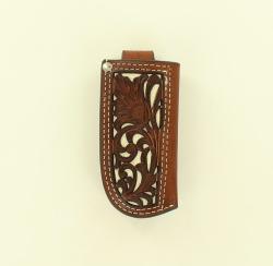 Nocona White Inlay Knife Sheath 1804612