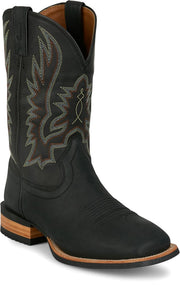 Justin Men's Coal Black Western Boot OL7336