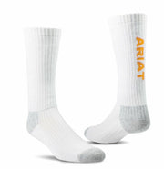 Ariat Men's Premium Ringspun Cotton Mid Calf 3 Pack Socks AR2294