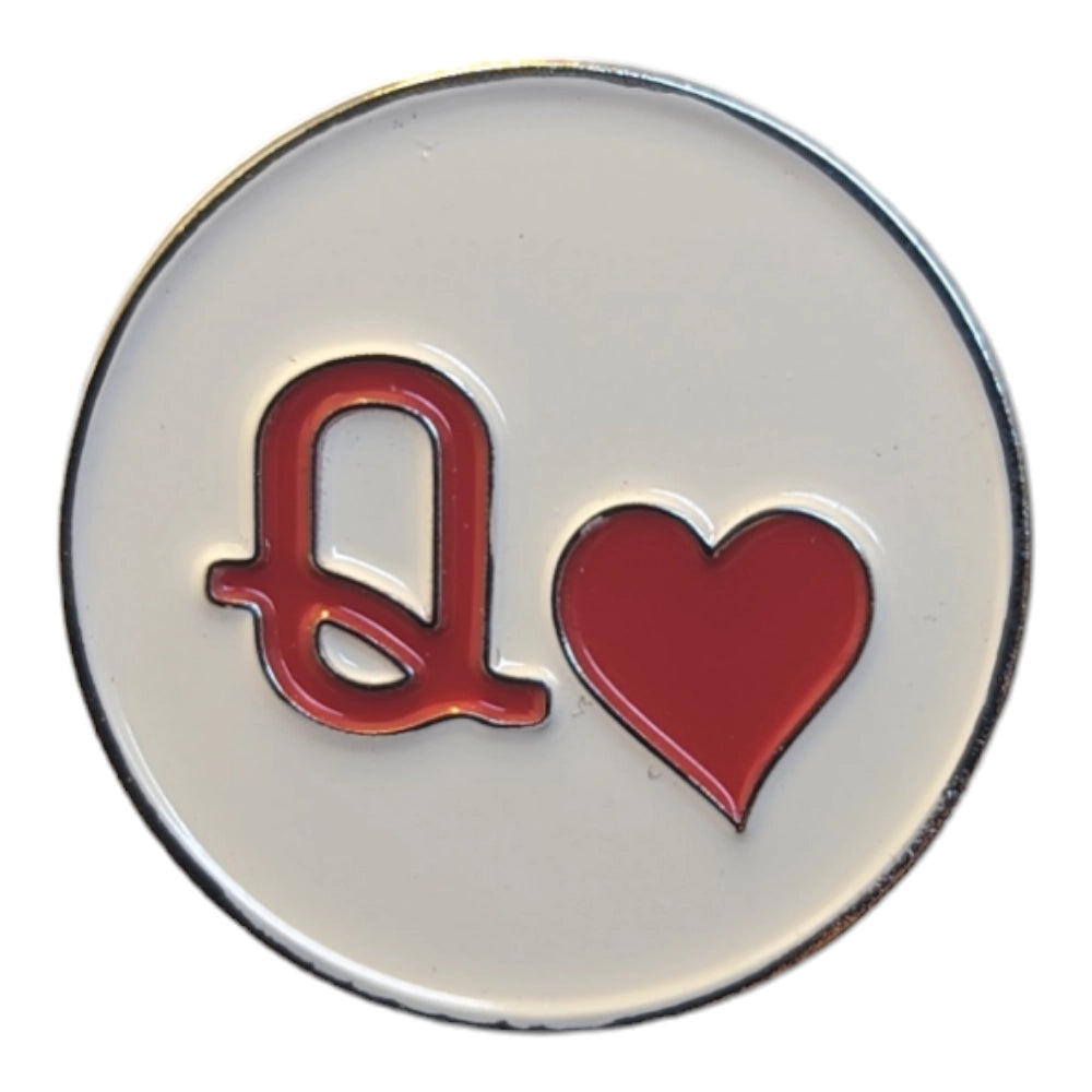 American Hat Makers Queen of Hearts Pin 81009-WHT | Corral Western Wear